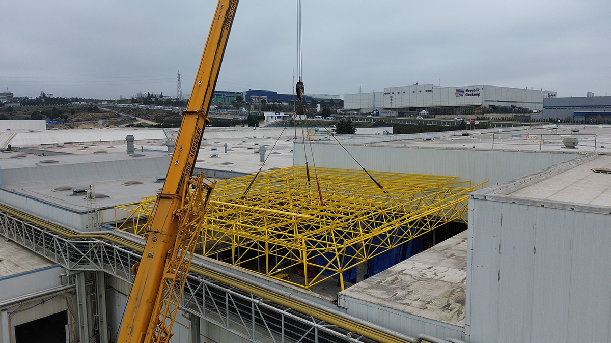 DNG Çelik Habas Otomobil Fabrikası - Boyahane 1.Etap