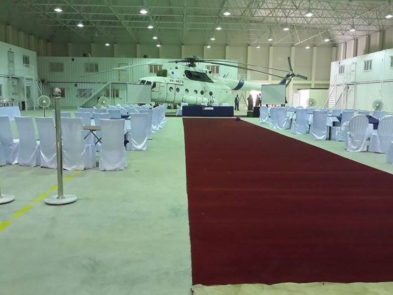 DNG Çelik Afganistan Kabil Helikopter Hangarı